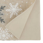 Frosty Snowflakes Table Runner
