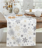 Snowflakes Design Table Runner