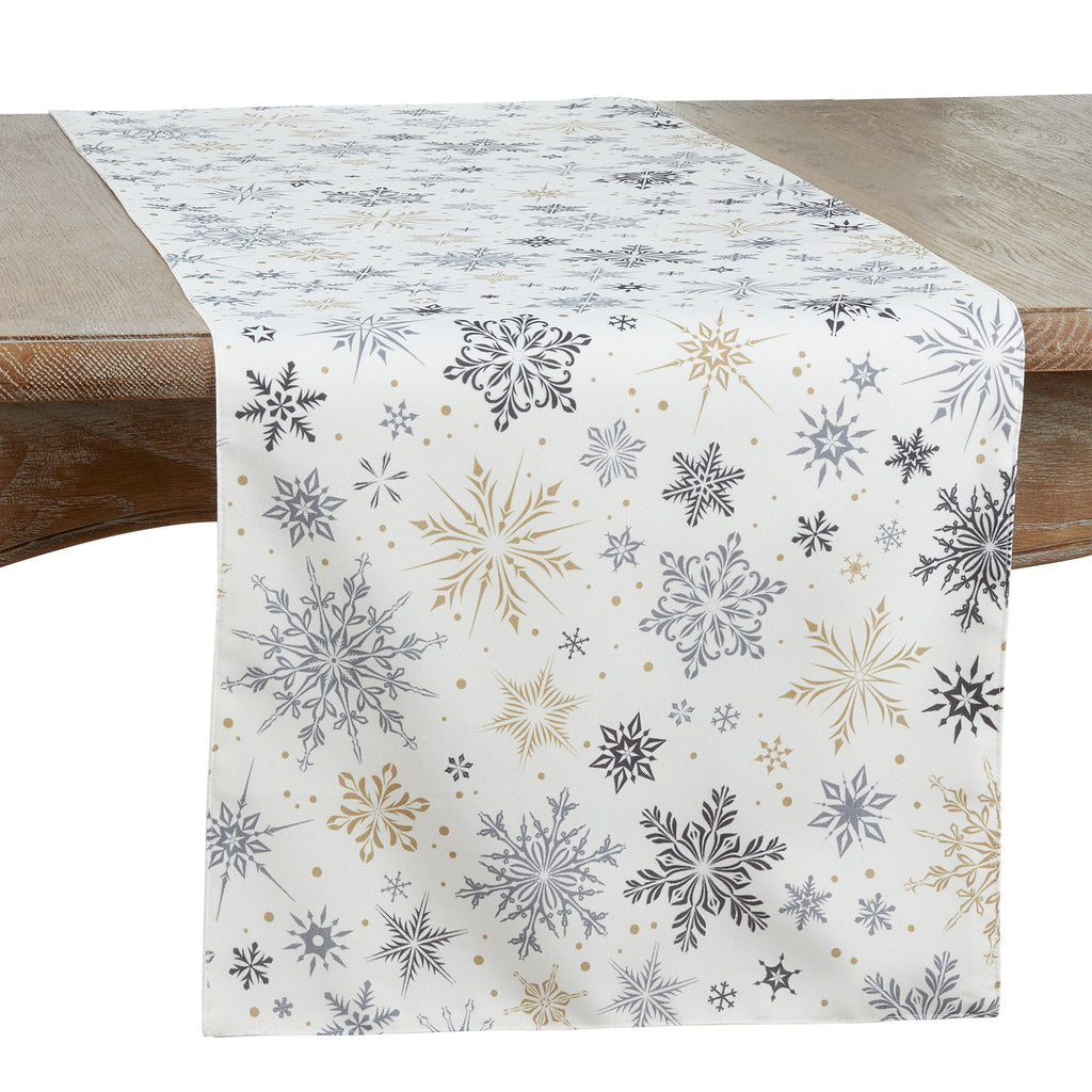 Snowflakes Design Table Runner