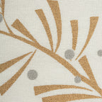 Metallic Holly Leaves Napkins, Set Of 6