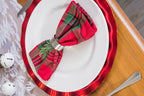 Christmas Plaid Napkin, Set of 6