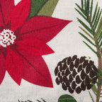 Christmas Woodland Floral Printed Table Runner