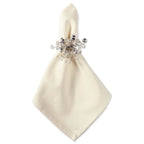 Gold Multibead Napkin Ring Set of 6