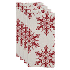 Snowflake Design Table Napkin, Set of 4