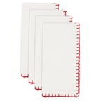 Celena Collection Whip Stitched Design Cotton Dinner Napkin, Set of 4