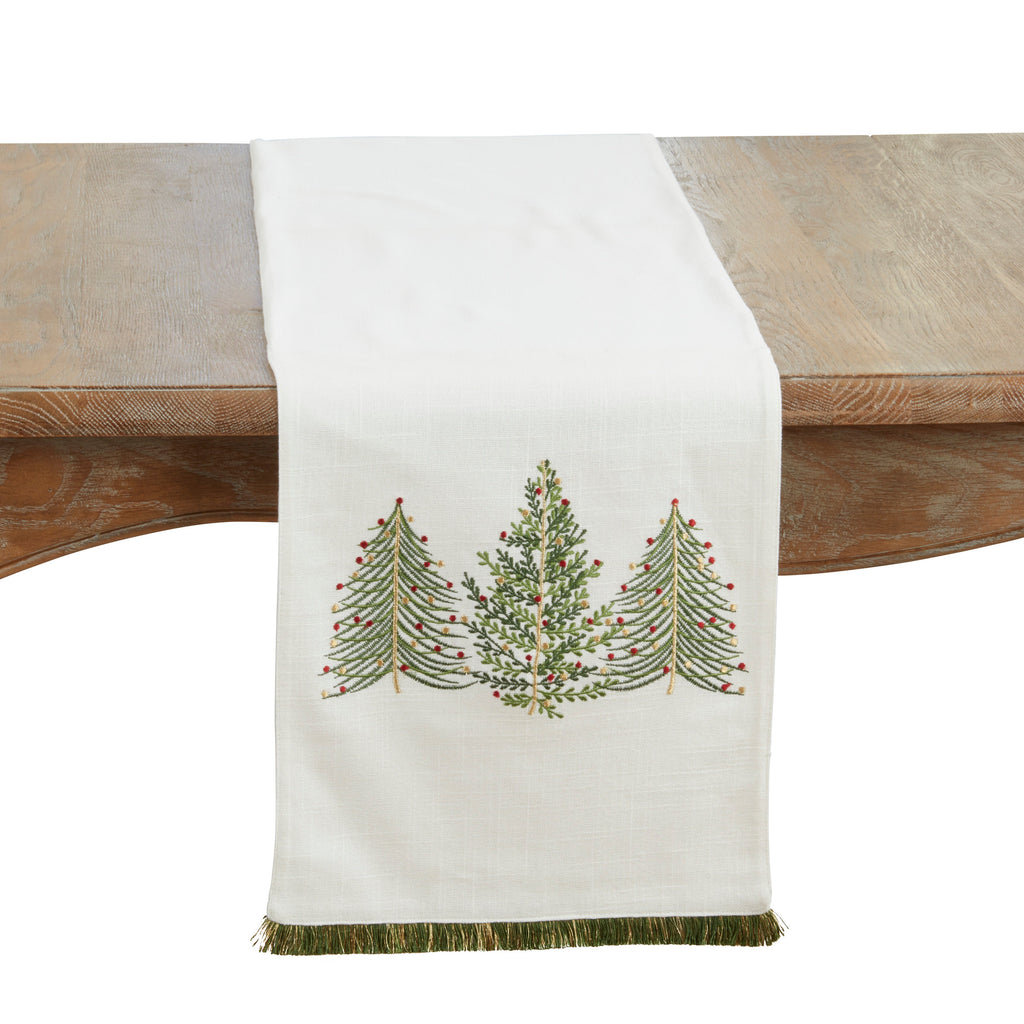 Christmas Trees Table Runner
