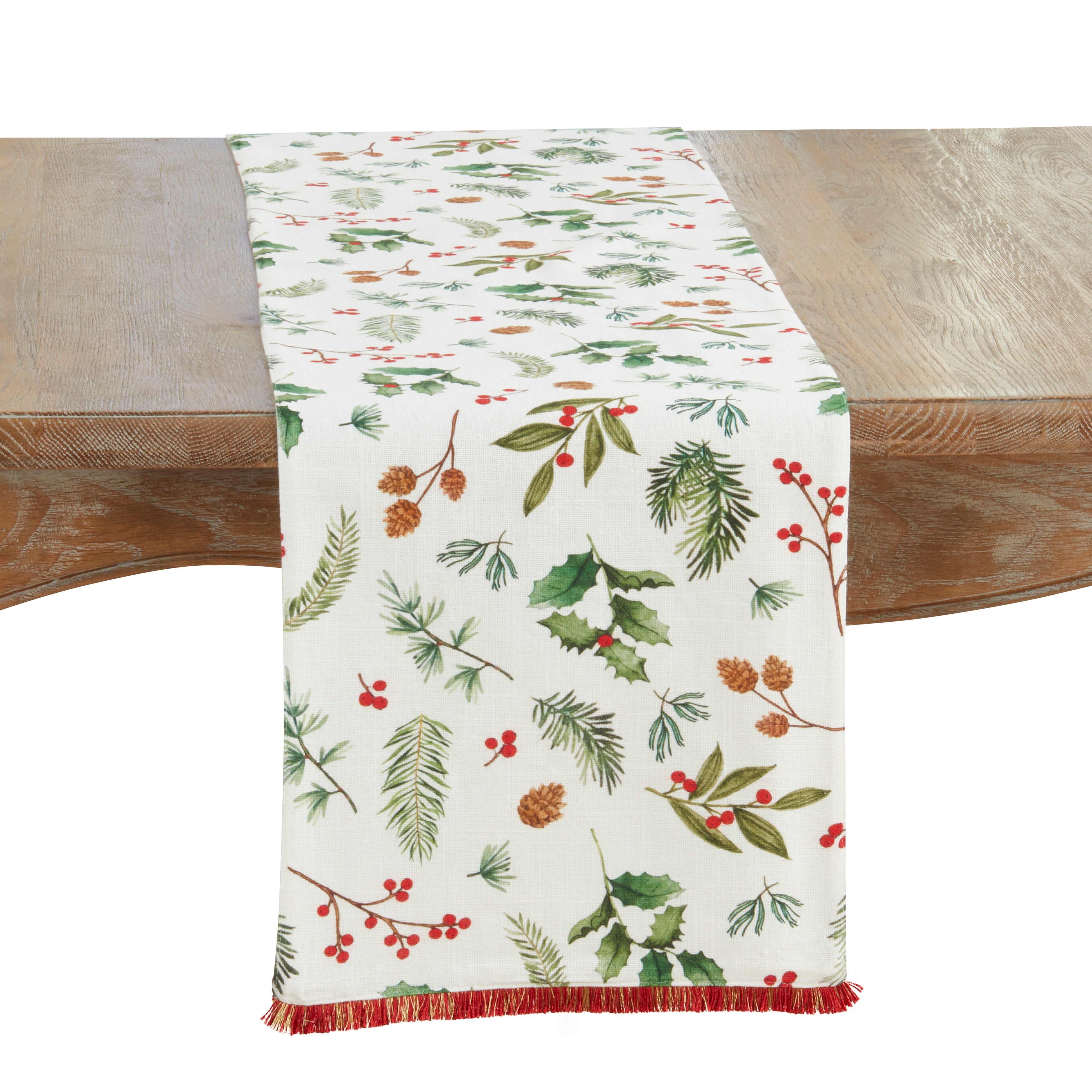 Holly Branch Table Runner