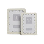 Scalloped Crystal Photo Frame Incl 2 Sizes, Set of 2