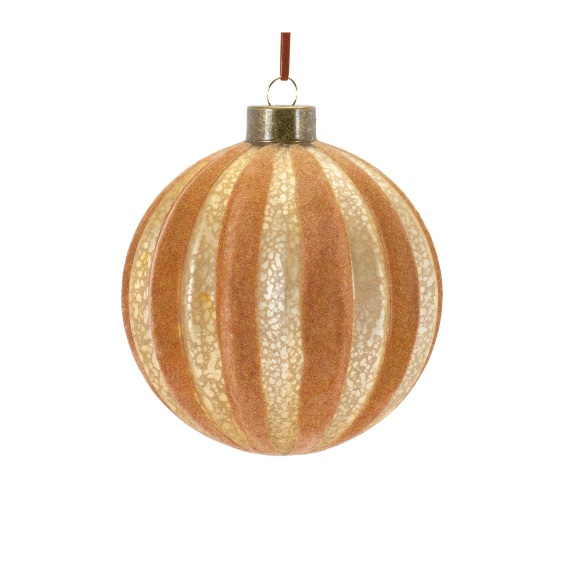 Ribbed Glass Ornament, Set of 12