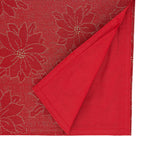 Poinsettia Design Table Runner