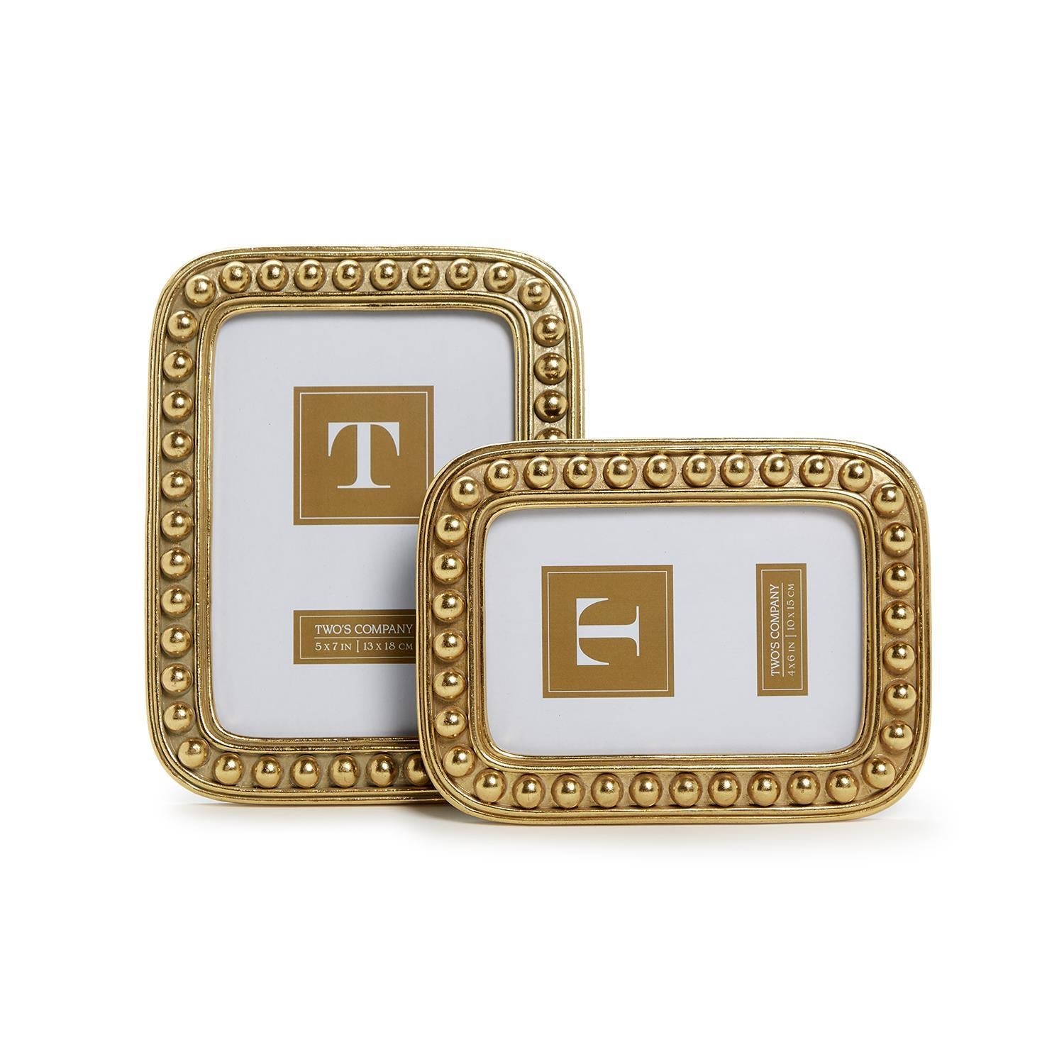 Gold Ball Frame Incl 2 Sizes, Set of 2