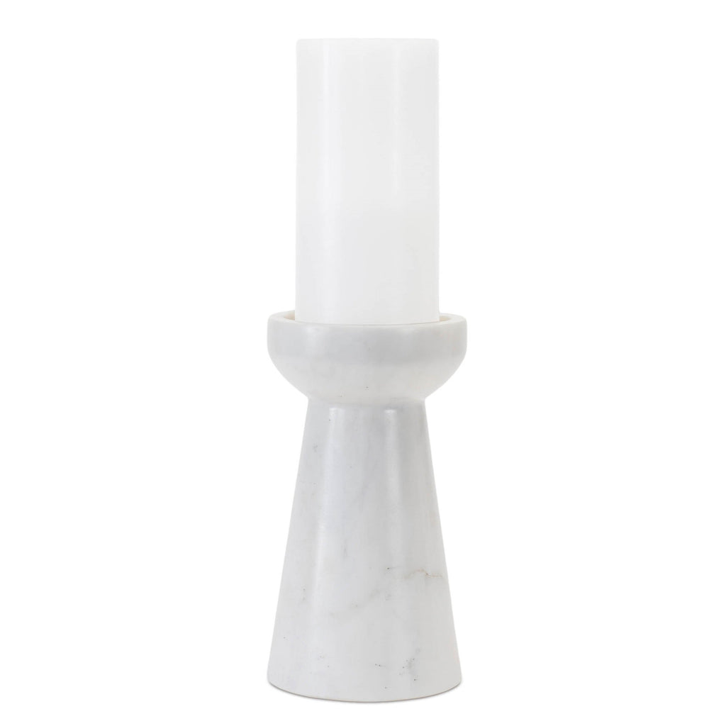 Modern Marble Candle Holder, Set of 2