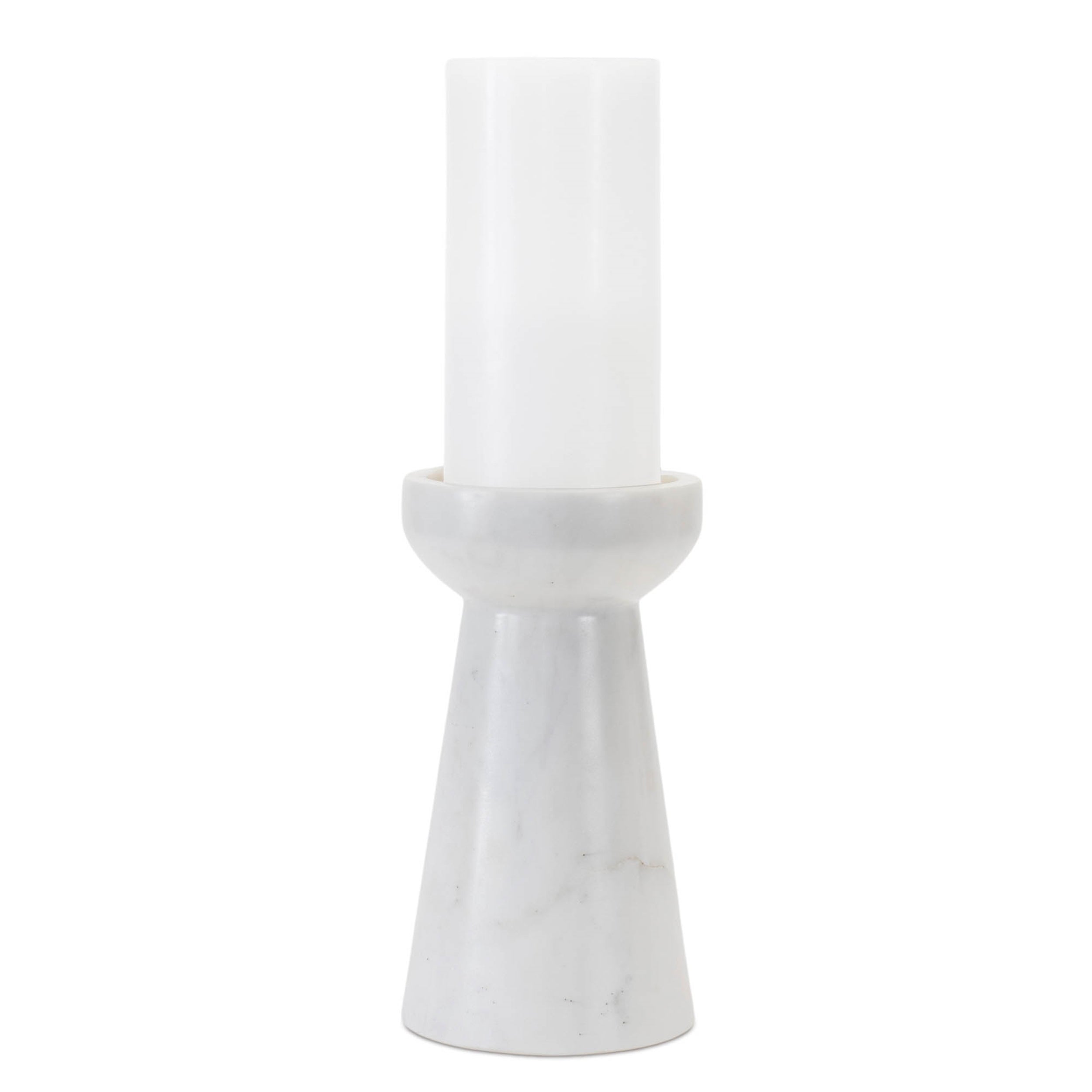 Modern Marble Candle Holder, Set of 2