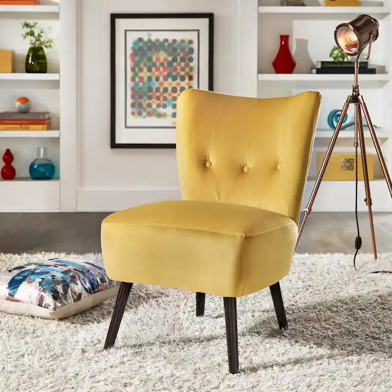 Imani 22.5 Wide Tufted Accent Chair by iNSPIRE Q Bold