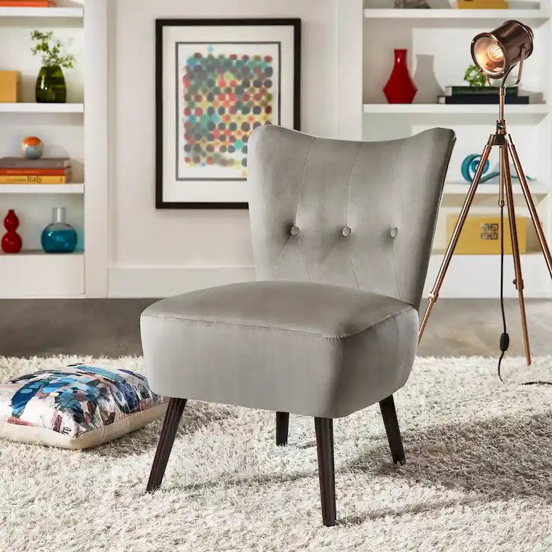 Imani 22.5 Wide Tufted Accent Chair by iNSPIRE Q Bold