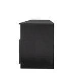 Black Modern Minimalist TV Stand Storage Cabinet 3 Drawers For 80 inch - 16.14 x 70.87 x 20.87