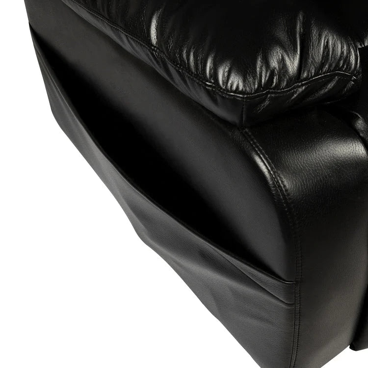 Deluxe Adjustable Power Lift Recliner Chair for Elderly Faux Leather Electric Recliner Split-Back Chair