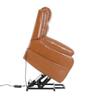 Deluxe Adjustable Power Lift Recliner Chair for Elderly Faux Leather Electric Recliner Split-Back Chair