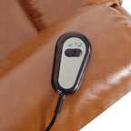 Deluxe Adjustable Power Lift Recliner Chair for Elderly Faux Leather Electric Recliner Split-Back Chair