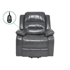 Deluxe Adjustable Power Lift Recliner Chair for Elderly Faux Leather Electric Recliner Split-Back Chair
