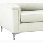 Malibu L-shaped Top-grain Leather Sectional Sofa - 122.5 x 85 x 36.5 x 35