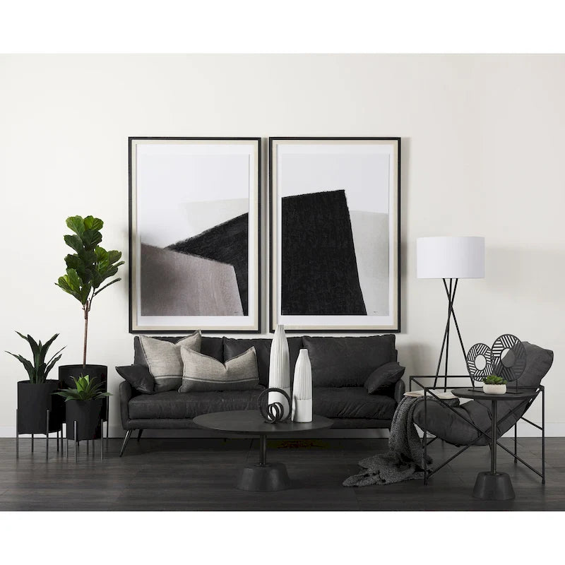 Cochrane II Brown Genuine Leather Sofa - 82.0L x 33.0W x 32.3H