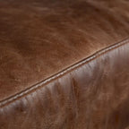 Cochrane II Brown Genuine Leather Sofa - 82.0L x 33.0W x 32.3H