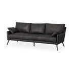 Cochrane II Brown Genuine Leather Sofa - 82.0L x 33.0W x 32.3H