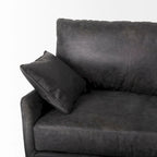 Cochrane II Brown Genuine Leather Sofa - 82.0L x 33.0W x 32.3H