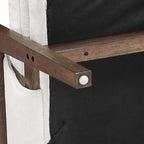 Mid-Century Modern 30 W Chenille Upholstered Accent Leisure Armchair