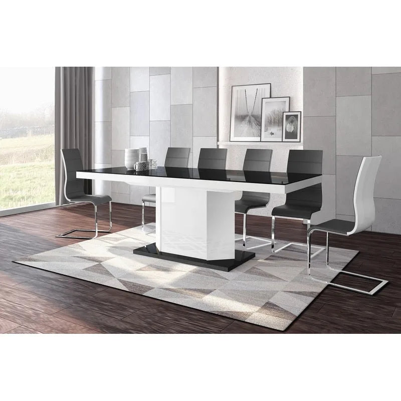 MIAGO Extendable Dining Table with storage