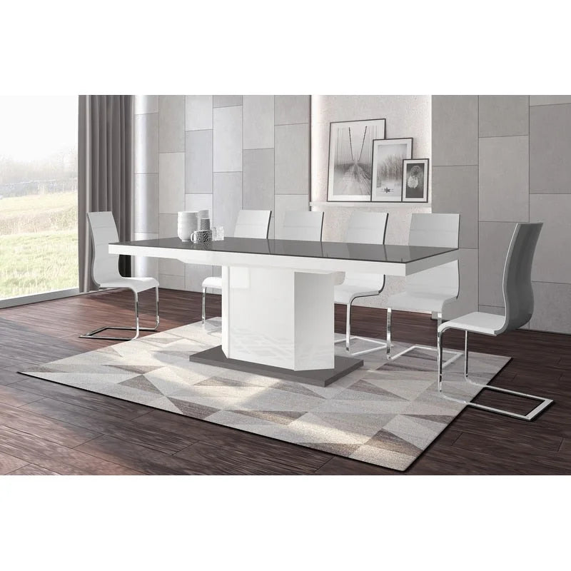 MIAGO Extendable Dining Table with storage