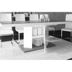 MIAGO Extendable Dining Table with storage