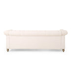 Saragus Chesterfield Sofa with Nailhead Trim by Christopher Knight Home - 85.50 L x 33.25 W x 28.50 H