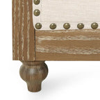 Saragus Chesterfield Sofa with Nailhead Trim by Christopher Knight Home - 85.50 L x 33.25 W x 28.50 H