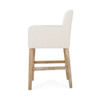 Armga Fabric Upholstered Wood 26 inch Counter Stools (Set of 2) by Christopher Knight Home