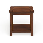 Llat Transitional Cherry 24-inch Solid Wood 1-Shelf Side Table by Furniture of America
