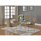 Somette Patty Dining Table with Criss Cross Base