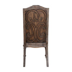 The Gray Barn Cornerways Formal High Back Carved Wood Dining Chairs (Set of 2)