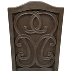 The Gray Barn Cornerways Formal High Back Carved Wood Dining Chairs (Set of 2)