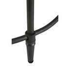 Fenway 22 Mango Solid Wood and Metal Round End Side Table - 22 inches long x 22 inches wide x 25 inches high