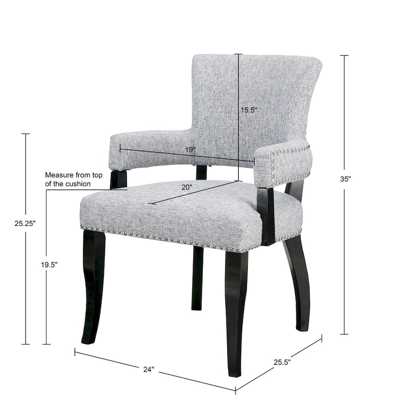 Madison Park Dawson Arm Dining Chair