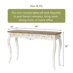 The Curated Nomad Anin Victorian Console and Entry Table