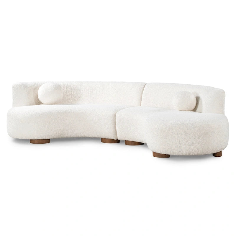 Classic Home Octavia Sectional in Ivory