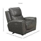Copper Grove Fyti Top Grain Leather Power Reclining Chair