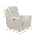 Copper Grove Fyti Top Grain Leather Power Reclining Chair