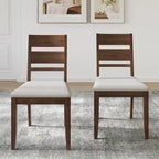 CraftPorch Elegant Wooden Dining Chairs (Set of 2) - N/A