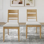 CraftPorch Elegant Wooden Dining Chairs (Set of 2) - N/A