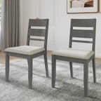 CraftPorch Elegant Wooden Dining Chairs (Set of 2) - N/A