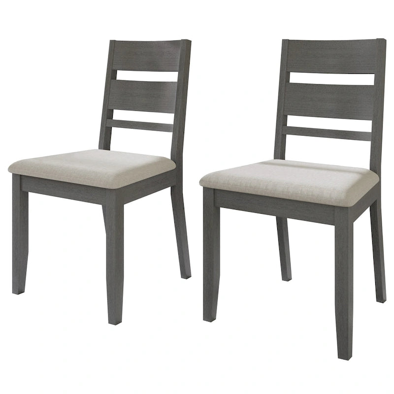 CraftPorch Elegant Wooden Dining Chairs (Set of 2) - N/A